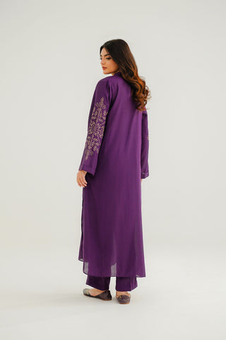 2 Piece Lawn Karandi Embroidered Suit (CP0312)