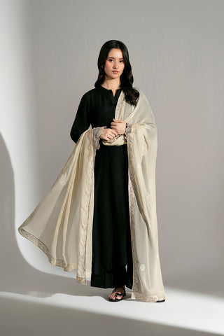 1 Piece Chiffon Embroidered Dupatta (FD0122)