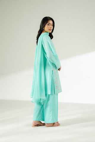 3 Piece Lawn Embroidered Suit (CS0628)