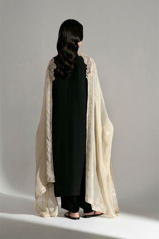 1 Piece Chiffon Embroidered Dupatta (FD0122)