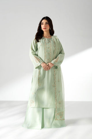3 Piece Lawn Masoori Embroidered Suit (CS0657)