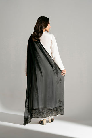 1 Piece Chiffon Embroidered Dupatta (FD0125)