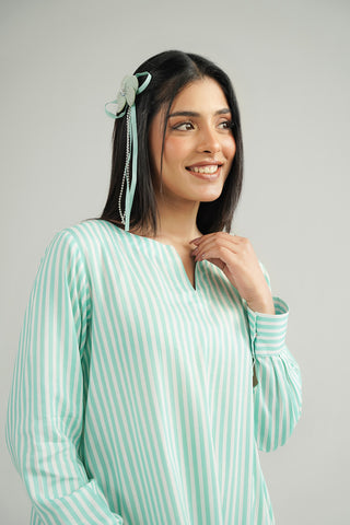 1 Piece Printed Arabic Lawn Printed A-Line Shirt (CF0184)