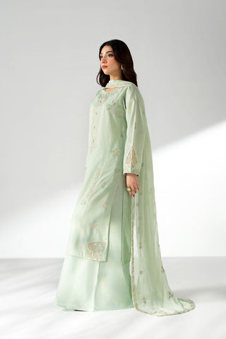 3 Piece Lawn Masoori Embroidered Suit (CS0657)