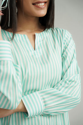 1 Piece Printed Arabic Lawn Printed A-Line Shirt (CF0184)