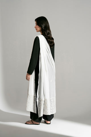 1 Piece Chiffon Embroidered Dupatta (FD0128)