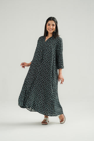 1 Piece Printed Arabic Lawn Printed Dress (CF0186)