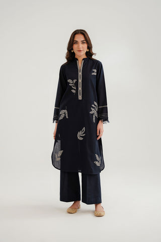 2 Piece Slub Khaddar Embroidered Suit (CP0303)