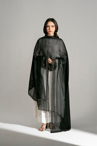 1 Piece Chiffon Embroidered Dupatta (FD0126)