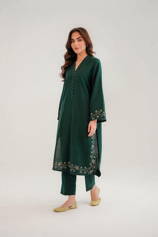 2 Piece Cotton Karandi Embroidered Suit (CP0311)