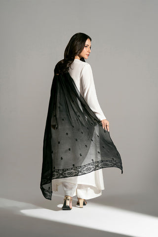 1 Piece Chiffon Embroidered Dupatta (FD0116)