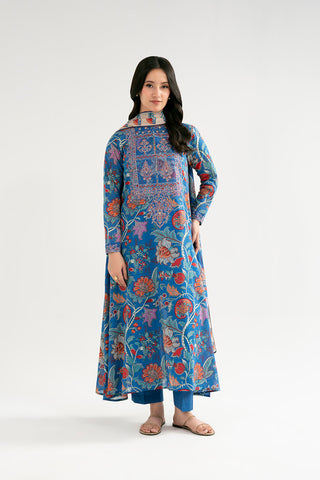 3 Piece Printed Lawn Embroidered Suit (CP0508)