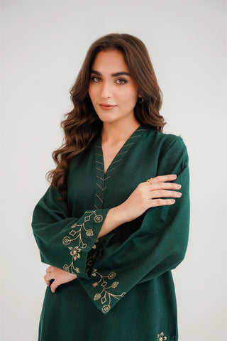 2 Piece Cotton Karandi Embroidered Suit (CP0311)