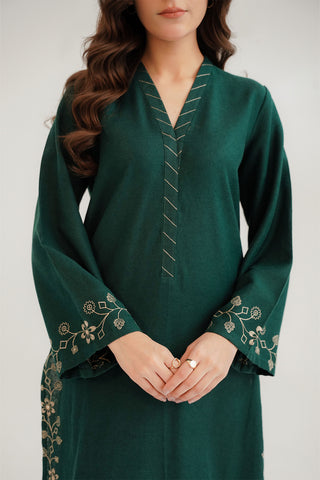 2 Piece Cotton Karandi Embroidered Suit (CP0311)