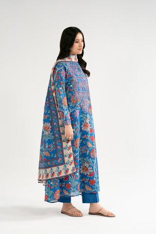 3 Piece Printed Lawn Embroidered Suit (CP0508)