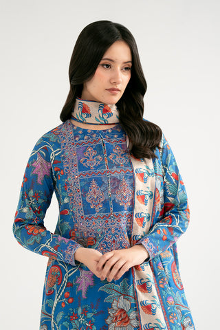 3 Piece Printed Lawn Embroidered Suit (CP0508)