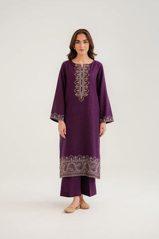 2 Piece Cotton Karandi Embroidered Suit (CP0302)