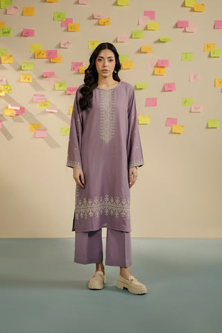 2 Piece Lawn Karandi Embroidered Suit (CS0738)