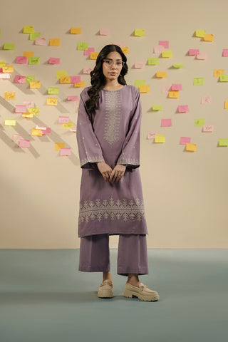 2 Piece Lawn Karandi Embroidered Suit (CS0738)