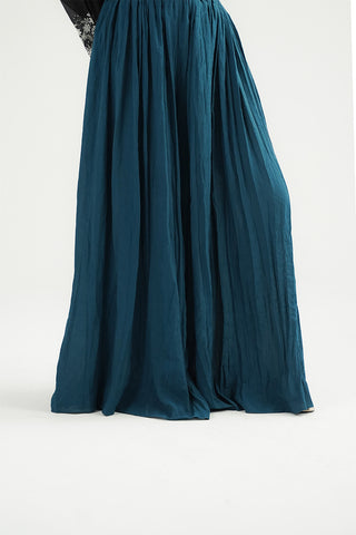 1 Piece Resham Cotton Embroidered Sharara (FB0016)