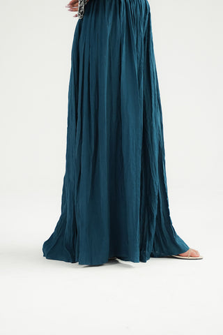 1 Piece Resham Cotton Embroidered Sharara (FB0016)