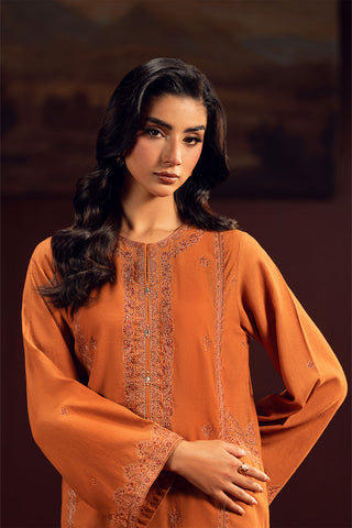 2 Piece Lawn Karandi Embroidered Suit (CS0692)