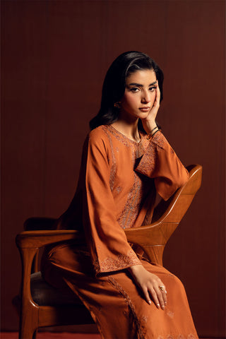 2 Piece Lawn Karandi Embroidered Suit (CS0692)