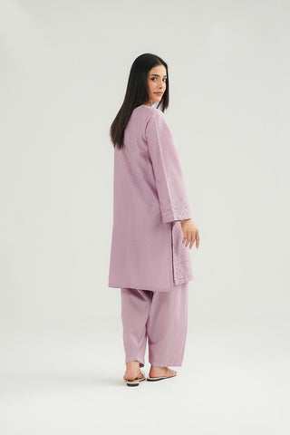 2 Piece Self Jacquard Embroidered Suit (CP0425)