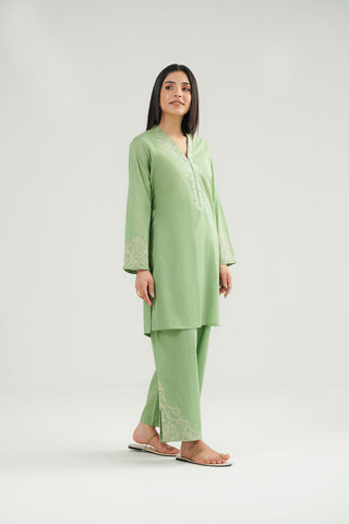 2 Piece Lawn Embroidered Suit (CP0429)