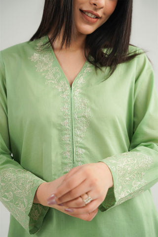 2 Piece Lawn Embroidered Suit (CP0429)
