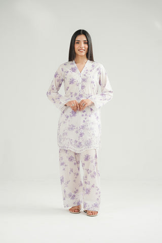 2 Piece Printed Lawn Embroidered Suit (CP0427)