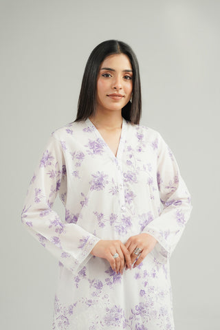 2 Piece Printed Lawn Embroidered Suit (CP0427)