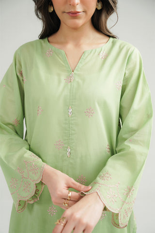 2 Piece Lawn Embroidered Suit (CP0391)