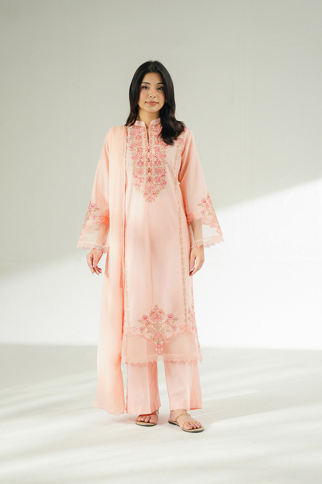 3 Piece Lawn Embroidered Suit (CS0630)