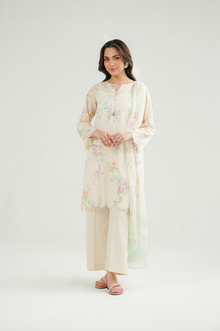 3 Piece Printed Lawn Printed Suit (CP0412)