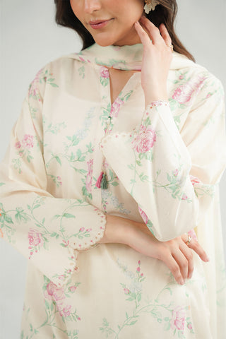 3 Piece Printed Lawn Printed Suit (CP0412)