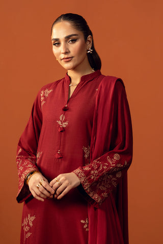 3 Piece Lawn Karandi Embroidered Suit (CP0567)