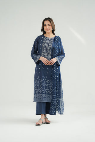3 Piece Printed Lawn Embroidered Suit (CP0420)