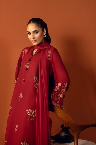 3 Piece Lawn Karandi Embroidered Suit (CP0567)