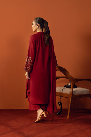 3 Piece Lawn Karandi Embroidered Suit (CP0567)