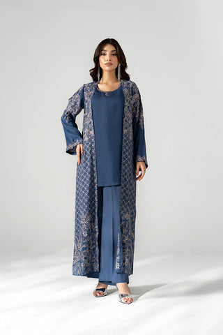 2 Piece Raw Silk Embroidered Suit (FS0200)