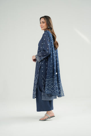 3 Piece Printed Lawn Embroidered Suit (CP0420)