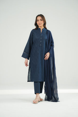 3 Piece Lawn Embroidered Suit (CS0474)