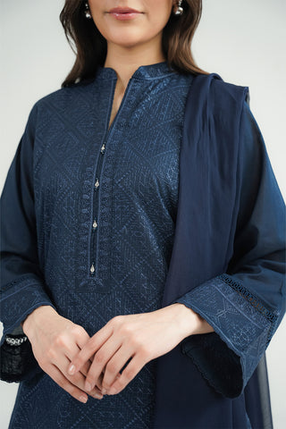 3 Piece Lawn Embroidered Suit (CS0474)