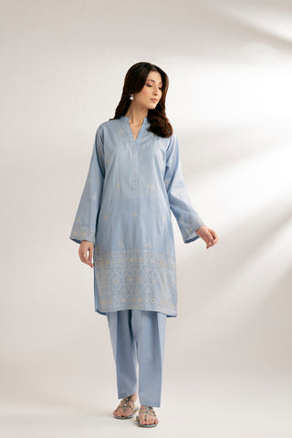 2 Piece Lawn Embroidered Suit (CS0170)