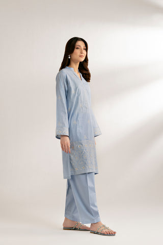 2 Piece Lawn Embroidered Suit (CS0170)