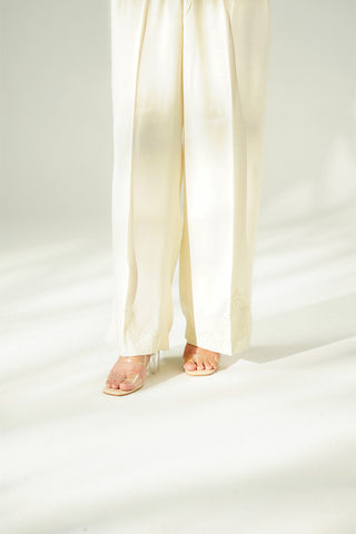 1 Piece Raw Silk Embroidered Culottes (FB0020)