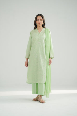 3 Piece Lawn Embroidered Suit (CS0482)