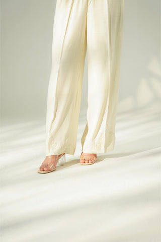 1 Piece Raw Silk Embroidered Culottes (FB0020)