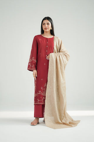 1 Piece Lawn Embroidered Shawl (CH0061)